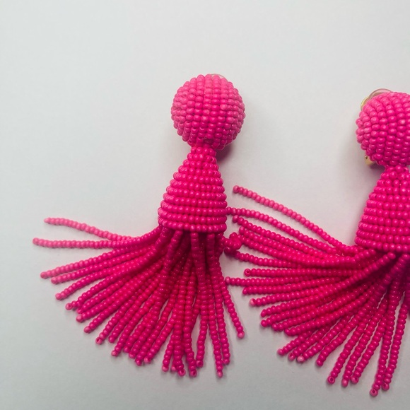 Oscar de la Renta Signature Tassel Earrings - Picture 7 of 11